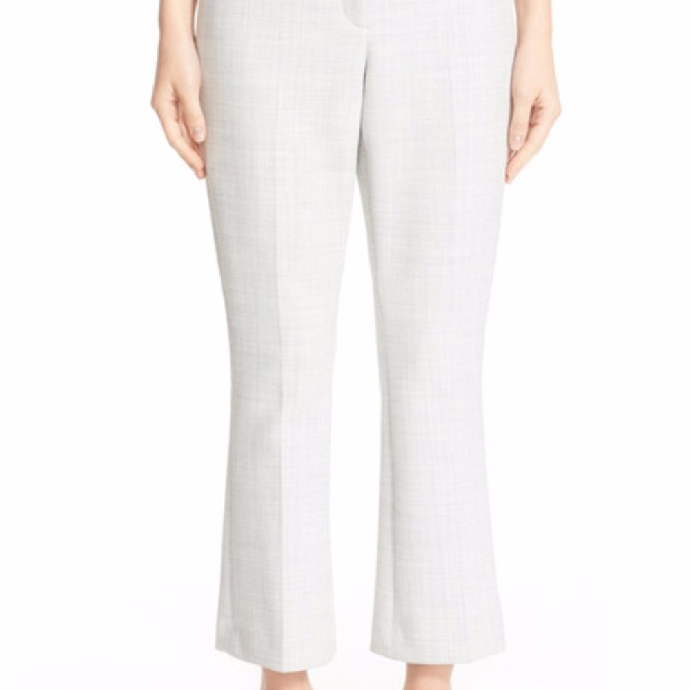 Theory Erstina Pioneer Crop Flare Leg Trousers 10